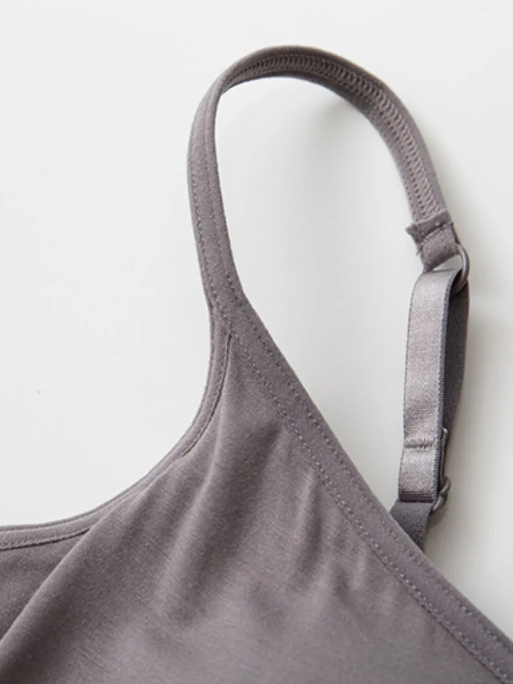 Adjustable Strap Modal Cami with Bra