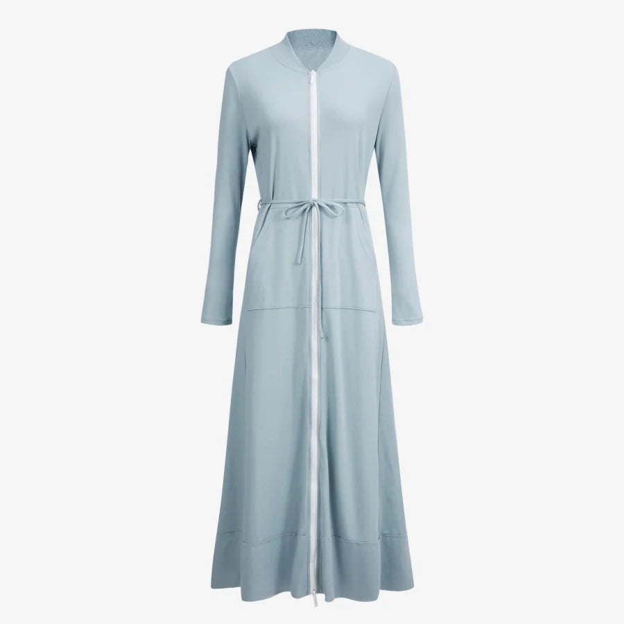 AS 2025 spring/summer lady dress maxi zipper sport design high quality woman clothing