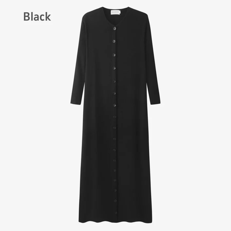 AS 2025 summer woman dress comfortable ribbing maxi button dress lady clothes